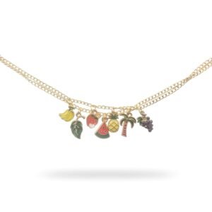 7 Charm Fruit Theme Bracelet