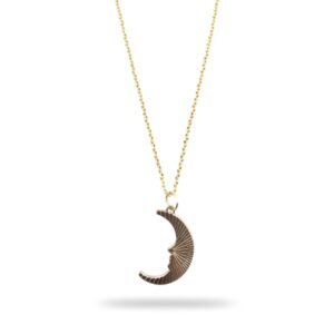 Moon Pendant Necklace