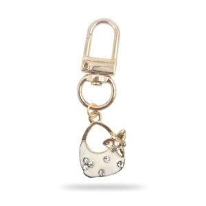 White Bag Charm